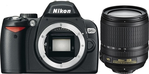 Nikon D60 DSLR Kamera - 10.2 Megapixel Gehäuse Nur